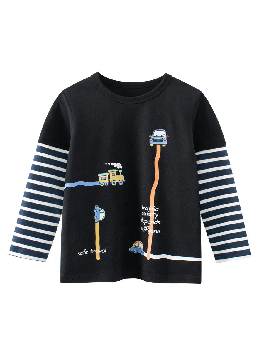 27kids Spring Collection: Boys  Long Sleeve Base Layer T-Shirt 120 cm