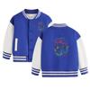 Boys' 2026 Autumn/Winter Fleece Baseball Jacket - Versatile Trendy Top for Big Kids