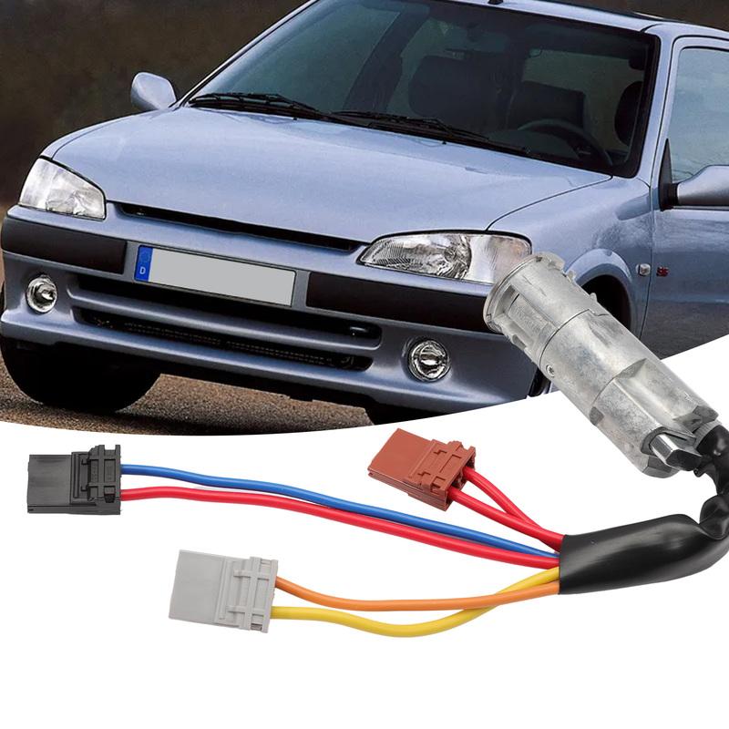 Car Ignition Switch with 2 Keys for PEUGEOT 106 405 1994 4162-92 6P 4162.92 416292 4162-92 96084980