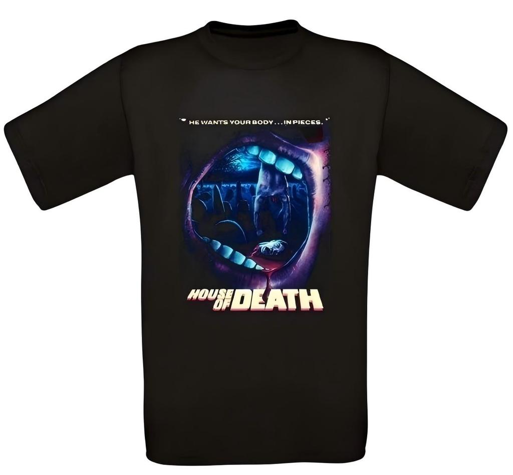 House of Death Retro Horror Movie Poster T-Shirt