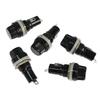 5/72/100PCS Panel Mounted Glass Fuse Holder 5x20mm 6x30mm Insurance Tube Socket Fuse Holder Glass Tube Fuse Holders Assorted Kit