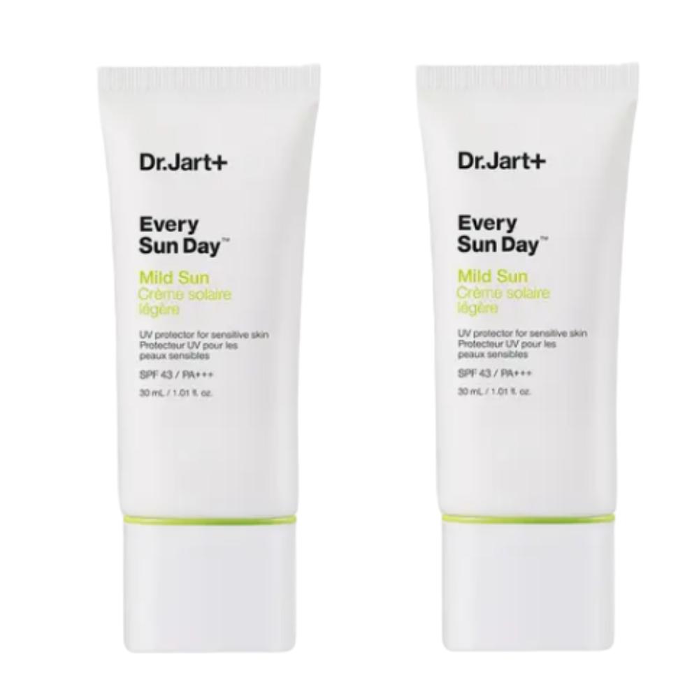 Dr.Jart+ Every Sun Day Мягкий солнцезащитный крем SPF40 PA+++ 30 мл ×2 Нежный ежедневный солнцезащитный крем для чувствительной кожи
