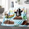 1pc Springtime Adventures Nature Flannel Blanket,Ultra Soft Warm Plush Throw for Home Bedroom Bed Sofa Cover Camping Picnic Gift Y7247