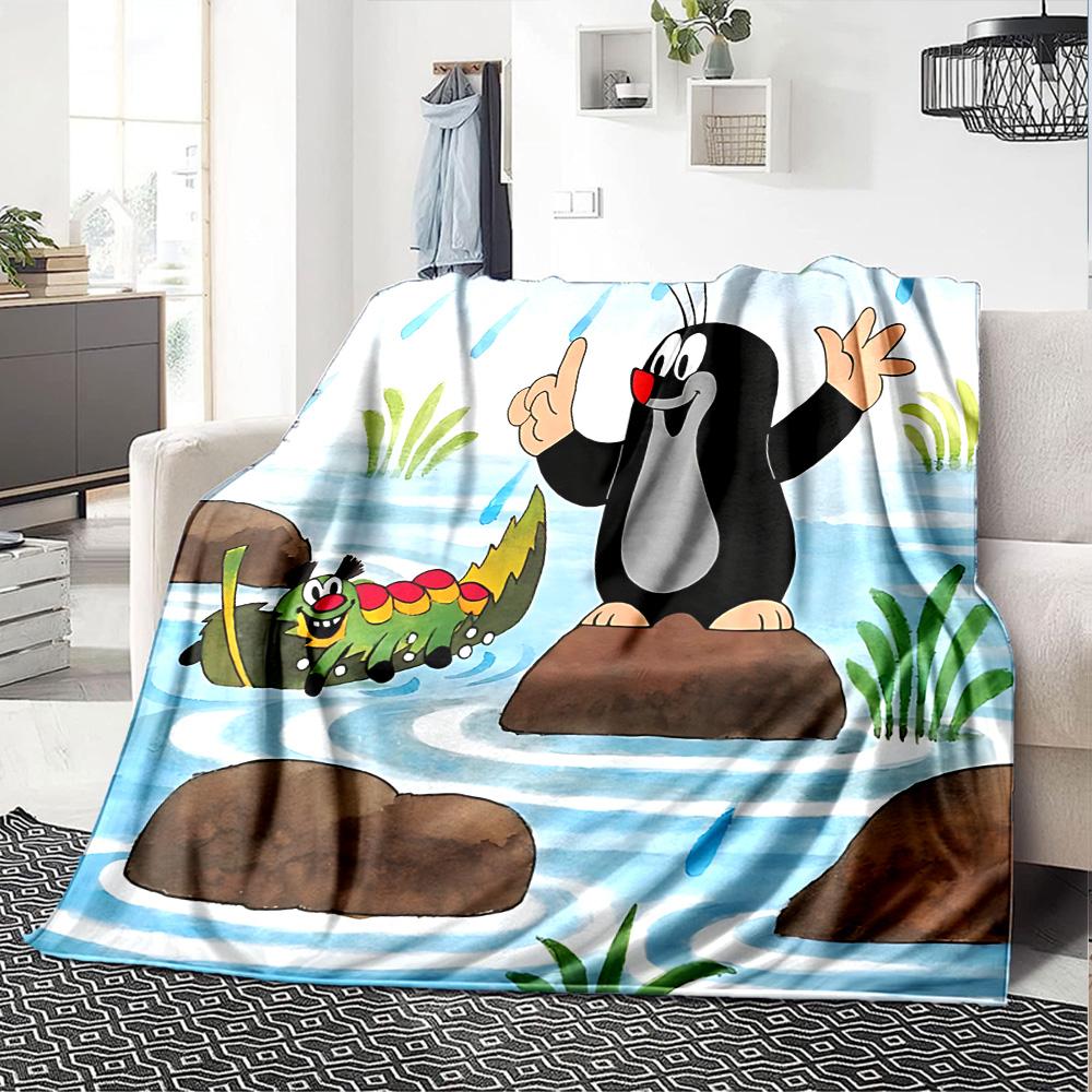 1pc Springtime Adventures Nature Flannel Blanket,Ultra Soft Warm Plush Throw for Home Bedroom Bed Sofa Cover Camping Picnic Gift Y7247