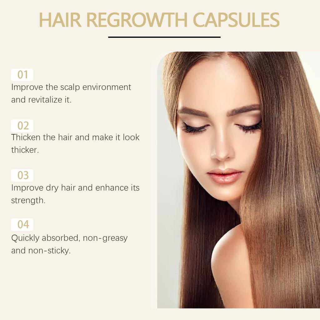 Hair Growth Care Capsules: Hair Growth Essence: Nourish The Scalp And Promote Hair Growth, Healthy Nutritional Care  Cream 30ml
