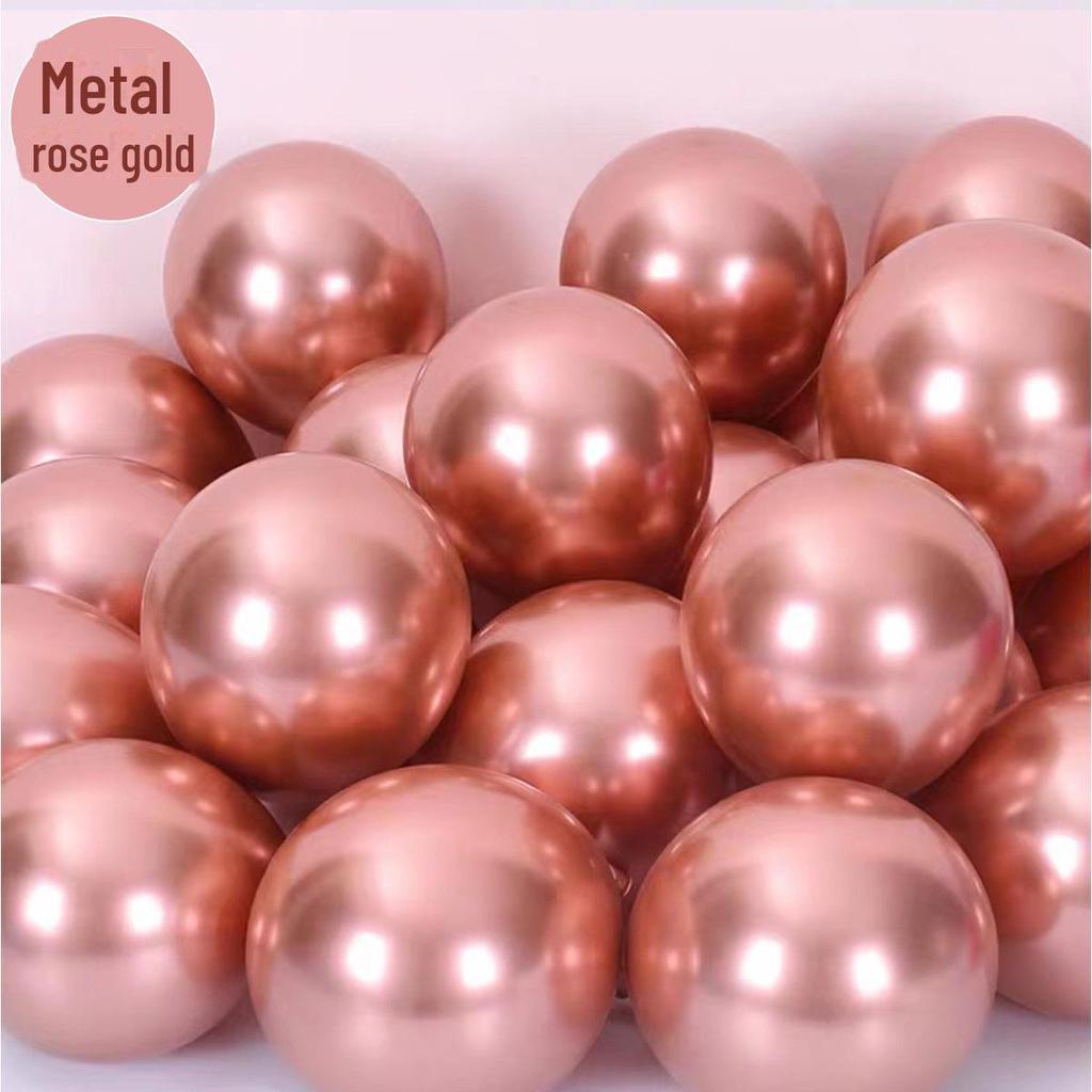 10palcový kovový latexový balónek pro party dekorace, 1,8g kruhová scénická sestava.