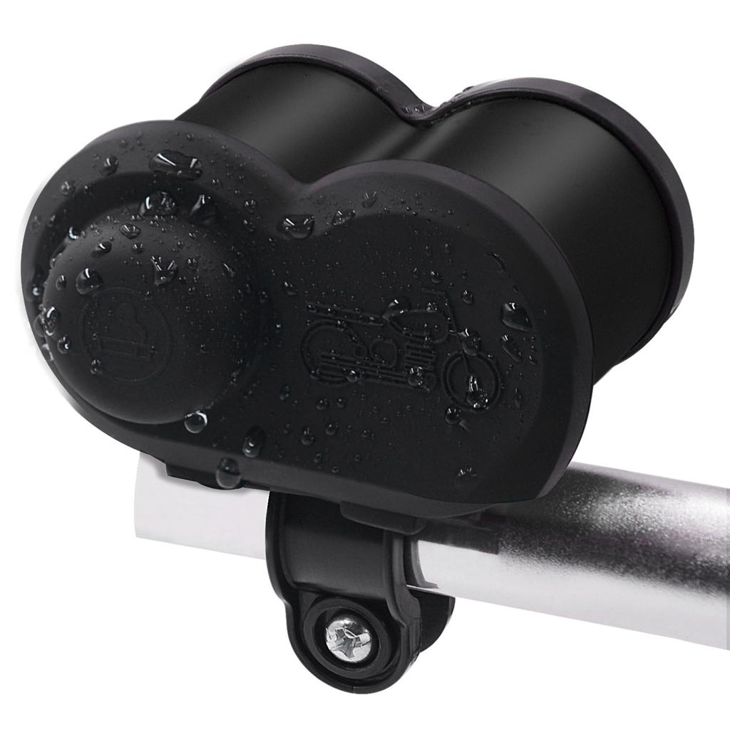 Brichetă cu încărcare rapidă de mare viteză de 3,0 A Priză pentru încărcător USB dublu Suport pe ghidon pentru motociclete pentru telefoane mobile/tablete