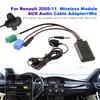 Car BT5.0 Module AUX Cable Adapter with MIC Radio Stereo Handsfree Phone Free Calling Adapter Tool for Renault Update List Radio Radio Accessories 4