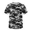 Summer Fashion Camouflage 3D Printed Men's T-shirt Outdoor Leisure, Sports and Fitness Quick-drying and Breathable Streetwear