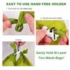Hilihali Dog Poop Bag Set of Garbage Bag Dog Poop Bag Metal Holder Holder, 2, Holder, Carrier, Hands-Free Holder,