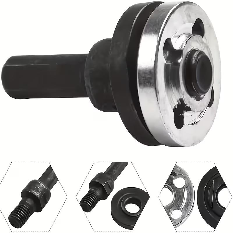 Electric Drill Convert Angle Grinder Metal Connecting Rod Set -Grinding Connection Adapter For Cutting Disc Polishing Wheel