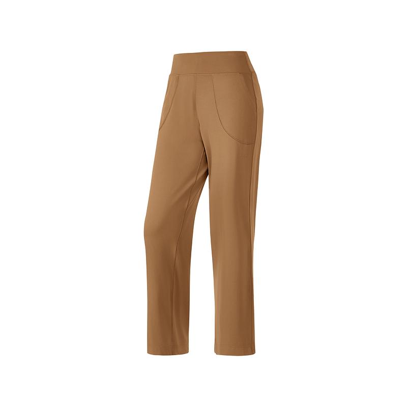 Skechers Freedom Series Antibacterial Comfort Stretch Knit Casual Pants Women bottoms Brown P324W058-01J0 S