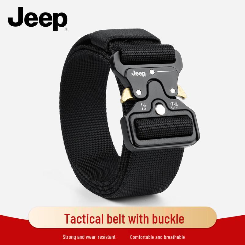 

JEEP Men s Nylon Tactical Braided Belt with Insert Buckle 110cm - 125cm