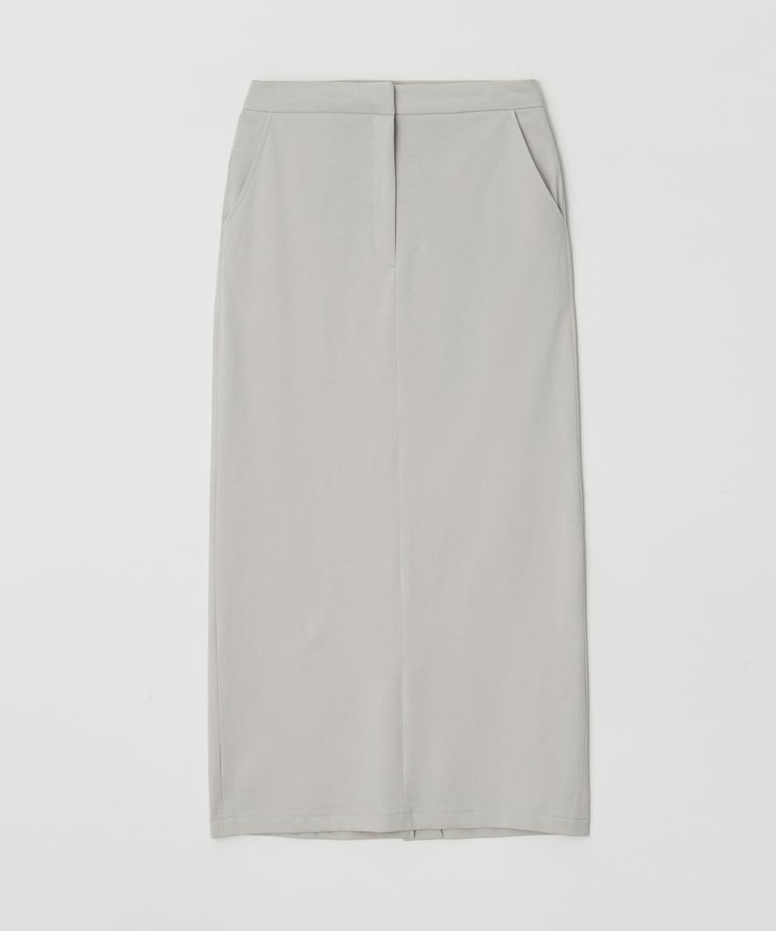 Meojiaenminggeul Ella Stretch Maxi Skirt (Greige)