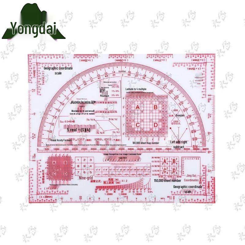 Yongdai 18-6 Military Mapping Ruler