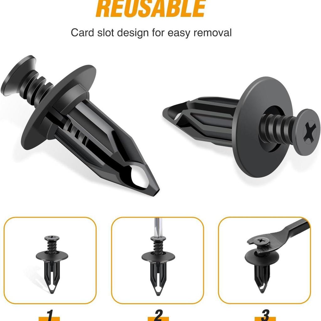 6502625 Fastener Clip for Chevrolet, Chrysler, Dodge, Ram, Jeep Models (Replaces 10140480)