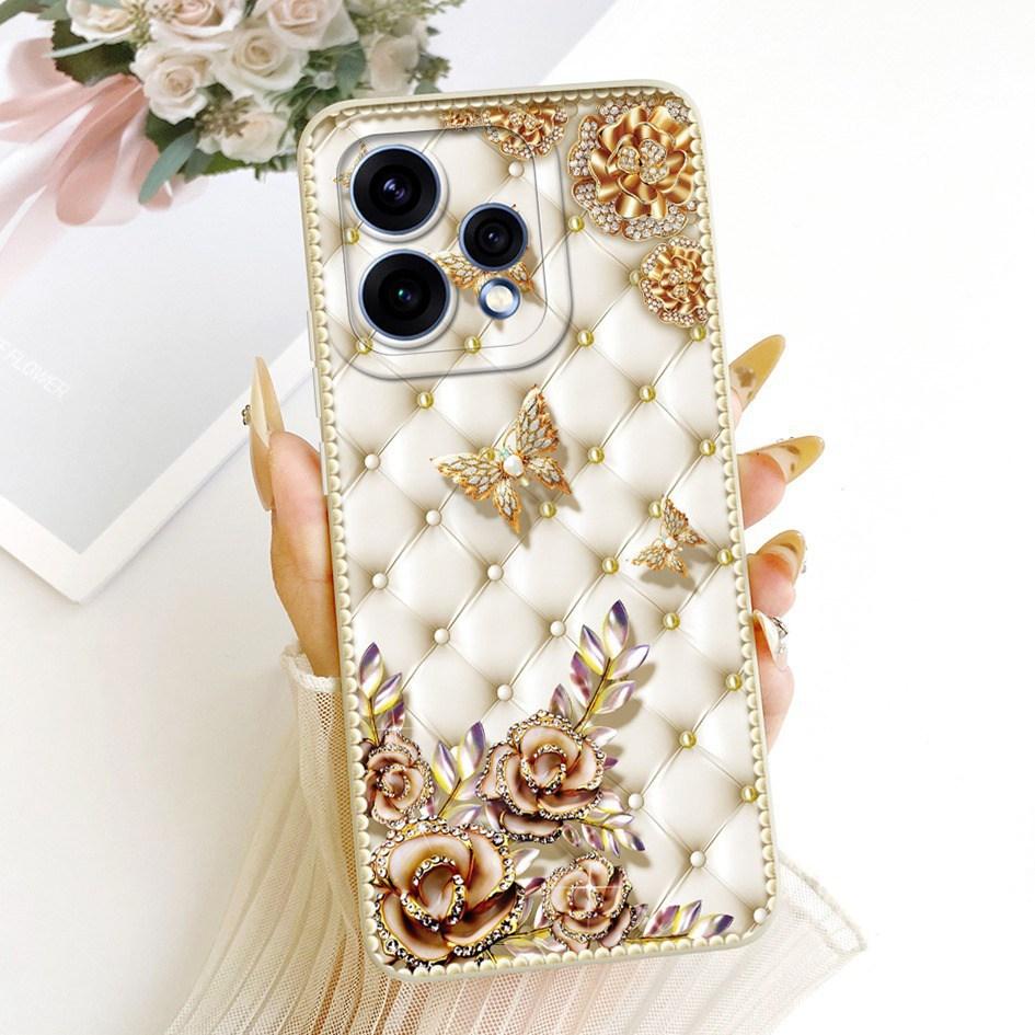 

For OPPO Reno 15 5G Case Reno 15 Pro Cover CPH2813 CPH2825 New Stylish Flower Soft Silicone Phone Case For OPPO Reno15 15c Shell OPPO Reno15