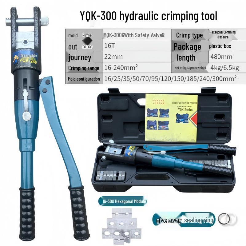 Manual Hydraulic Crimping Tool YQK Series for Copper and Aluminum Lugs