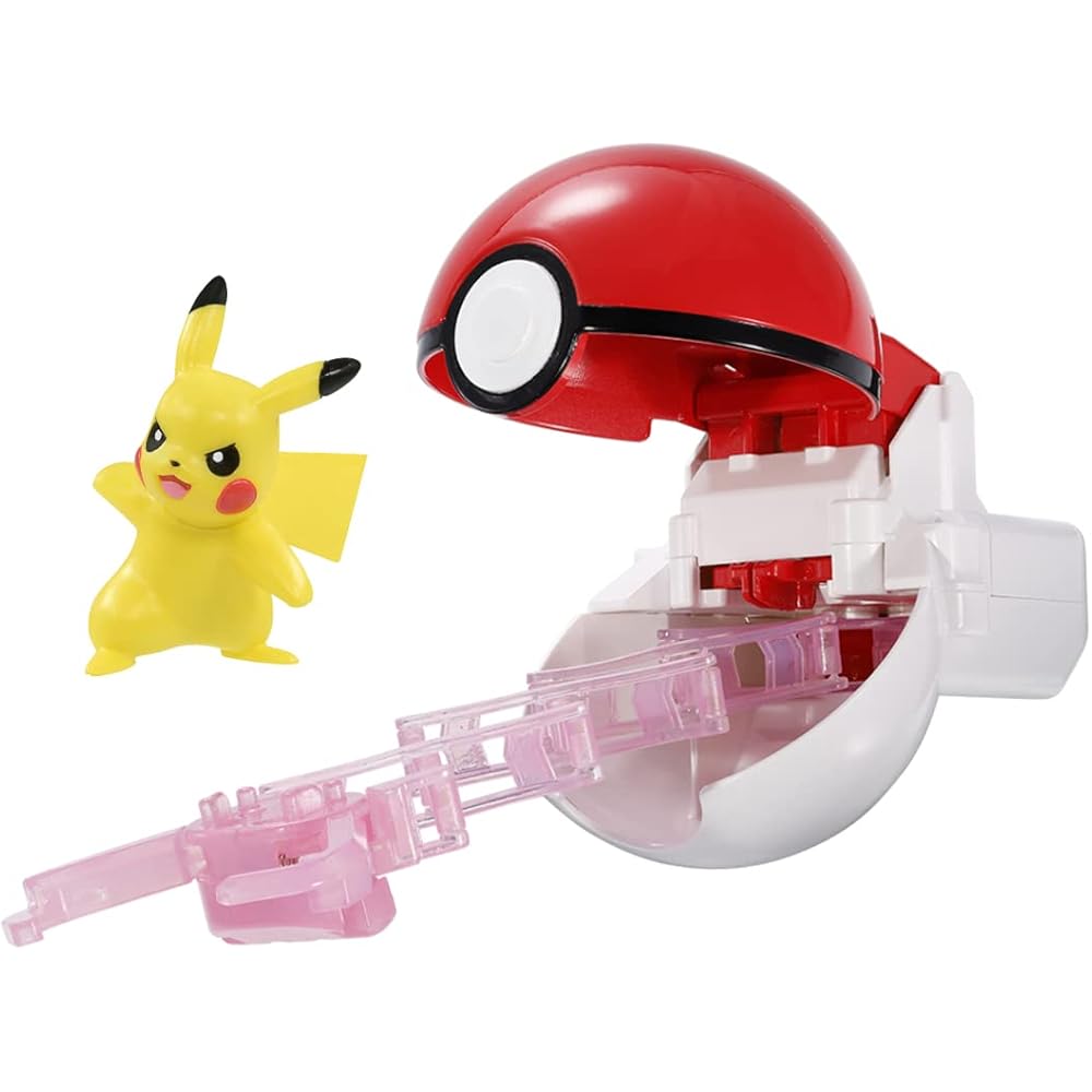 Takara Tomy Pokmon Moncolle Poketoruze Pikachu (Pok Ball) Toy for Ages 4 and Up