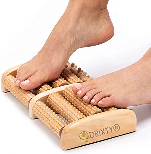 DRIXTY Wooden Body Stress Buster and Acupressure Point Device Relaxation Health Care Product Legs Pain Relief Wood Massager Roller/Foot Massager