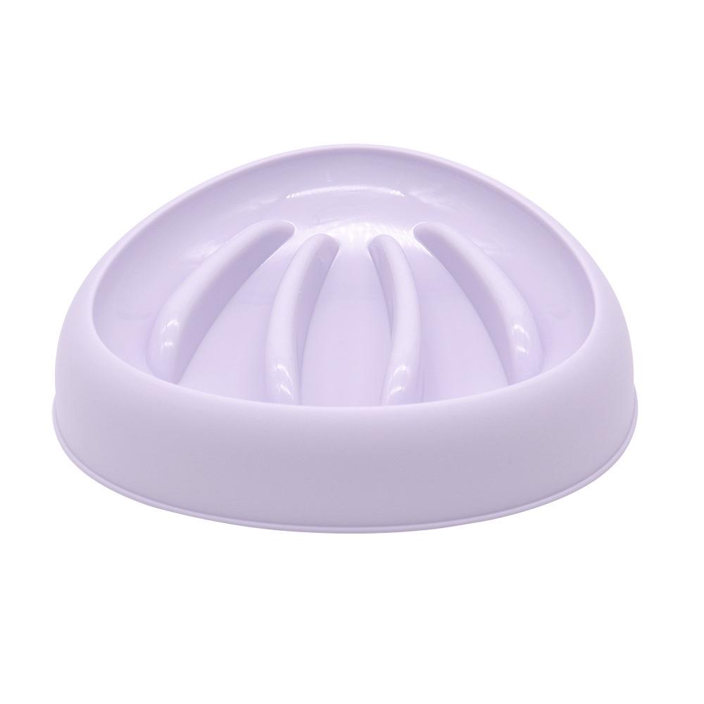 

Pet Anti-Spill Slow Feeder Bowl for Small and Medium Dogs - Anti-Choke Design фиолетовый