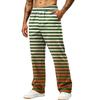 Men's Wide Leg Jogger Pants with Pockets - Printed Casual Athletic Sweatpants for Daily Wear