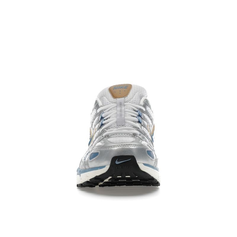Nike P-6000 Metallic Silver Aegean Storm Unisex Sneakers White Pale-Ivory HJ7246-100