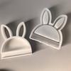 Silicone Rabbit Shape Craft Mold Suitable for Plasters Resin Candle DIY Projects and Holiday Mould