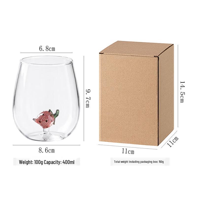 Shangqi Fruit Design Glass Tumbler