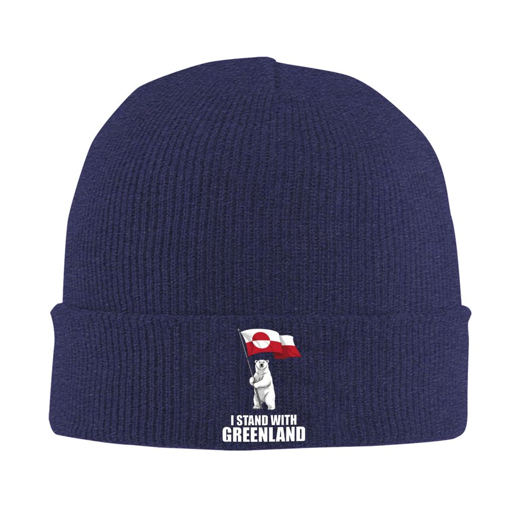 Greenland Flag Beanie Hats Knit Hat Men Women Cool Warm Caps Autumn Winter Kpop Design Bonnet Hats