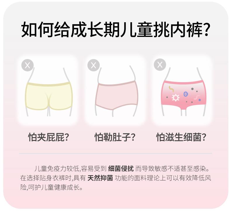 Children's Lycra Cotton Underwear 3-Pack