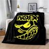 Punk band N-NOFX Retro printed blankets children's warm blanket soft and comfortable blanket home travel blanket birthday gift