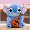 Cute Stitch Christmas And Musical Instrument Series Plush Doll Children Toy For Kids Holiday Gifts