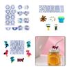 Diy Sunflower Flamingo Plate Cup Straw Decorative Silicone Mould for DIY Craft