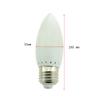 5X Led Candle Bulb E27 E12 B22 B15 E14 Kronleuchter Chandelier Plastic Light Flame Lamps Bulbs White ac220v Warm Home 3w