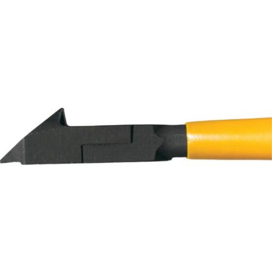 TOP Industrial Diagonal Cuts Copper Wire up to Bent Stripping Hole Made in (TOP) Nippers, 2.6mm Diameter, 37° Tip, 1.2mm Diameter, Japan, NI-150D