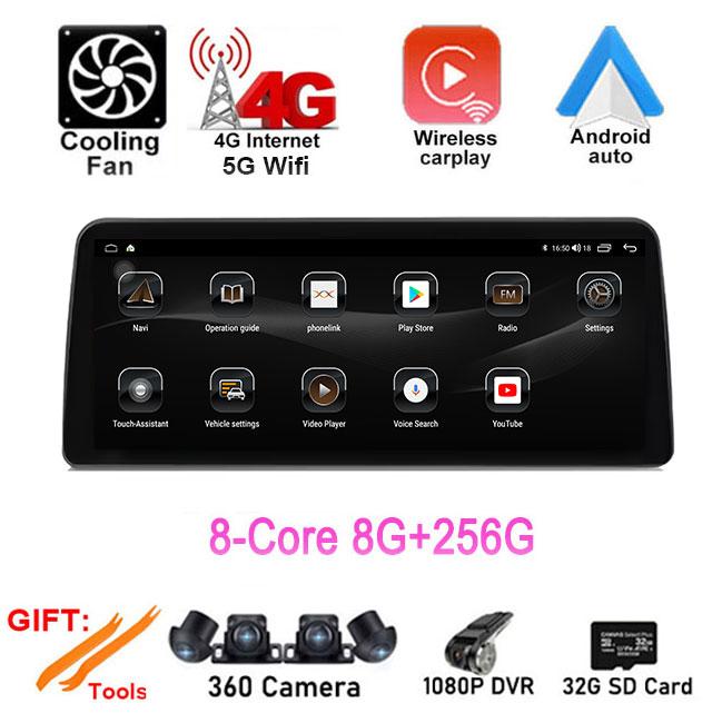 12.3‘’ Car Radio Multimedia Player For Ford Focus 2019-2022 Android Auto Wireless CarPlay Navigation GPS 4G WIFI