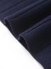 Autumn 2025 European American Casual Color Block Knit T-shirt