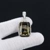 Smoky Topaz Handcrafted 925 Sterling SIlver Pendant Small Pendant Smoky Topaz Gemstone Silver Pendant For Gifts