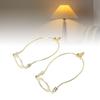 2Pcs   Lamp Shade Harps Holder Kit with E26 Light Base Metal Lampshades Holder for Table and Floor Lamps