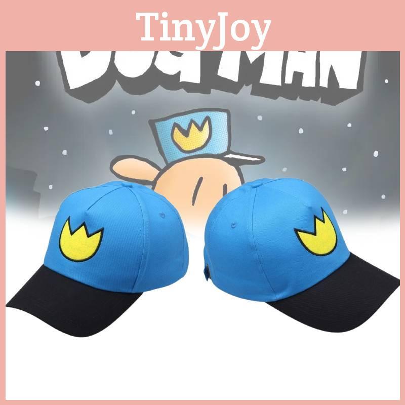 Dog Man Bestickte Baumwoll-Baseballkappe Kurzer Sonnenschirm Lässiger Outdoor-Hut Sport