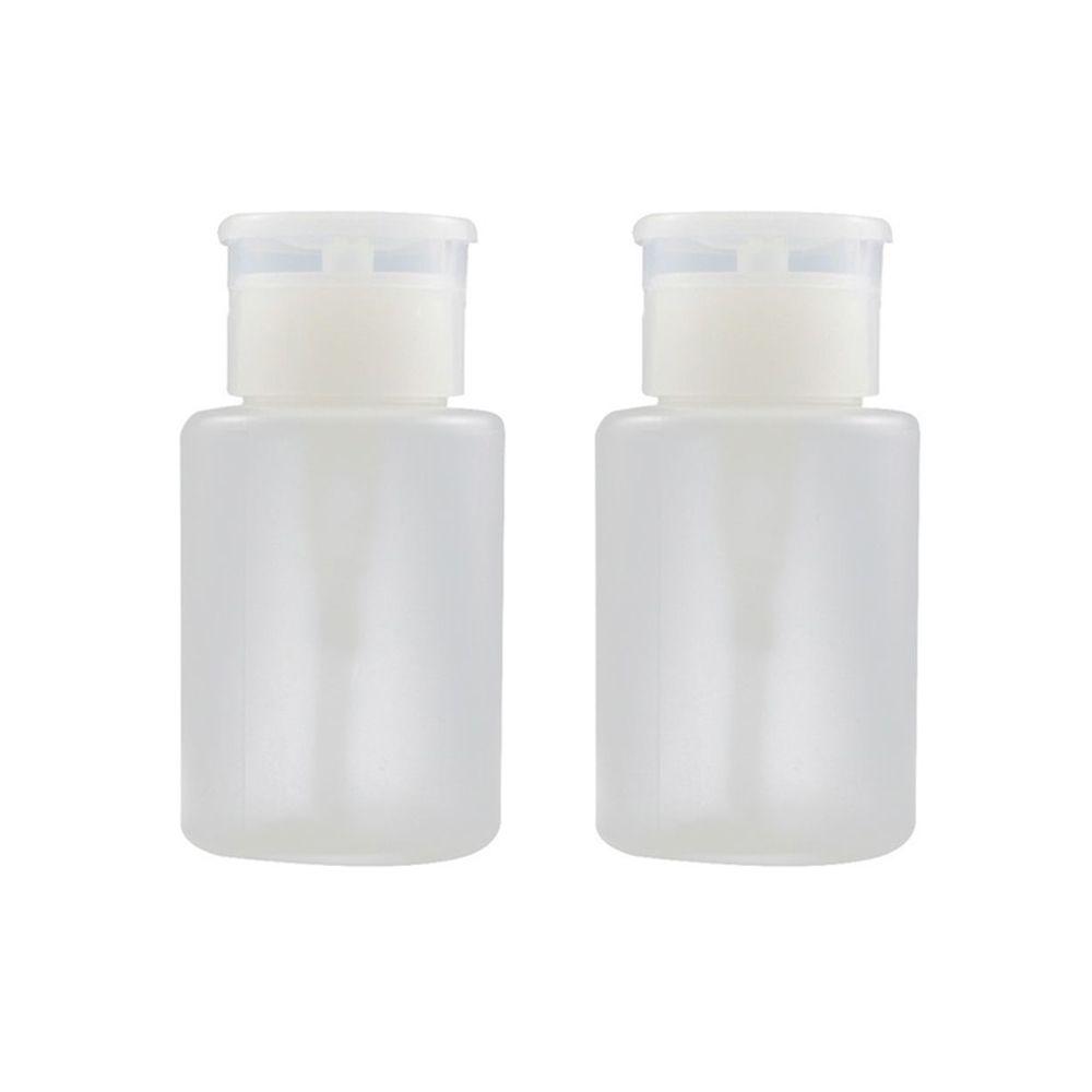 

2 pcs Remover Alcohol Storage Dispenser liquid container Pump Push Down Empty Bottle