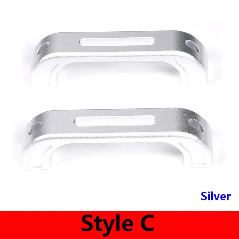 For Land Rover Defender 90 110 130 2014-2018 Aluminum Alloy Black Car Door Handle Trim Interior Car Accessories