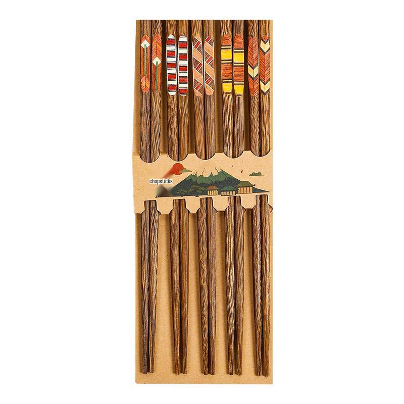 Alishan Wenge Wood Inlaid Chopsticks