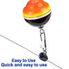 15Pcs Float Rest Fishing Sinker Slip Clip Hook Clear Snap Fishing Weight Slide for Braid Fishing Line Easy to Use
