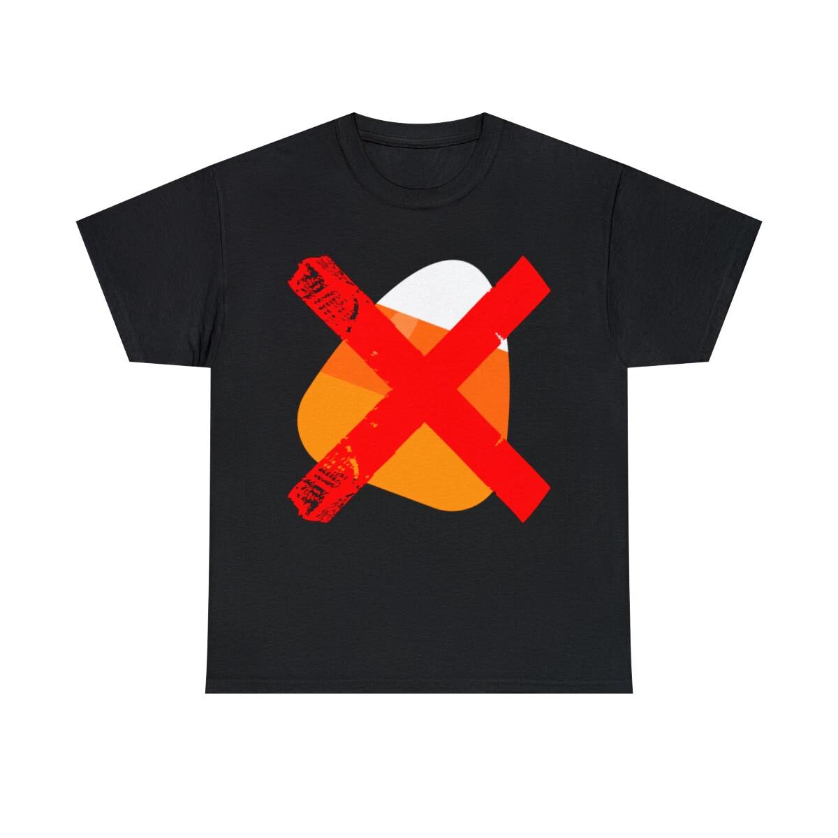 

Футболка с графическим принтом Без конфет-кукурузы , S-5XL XL