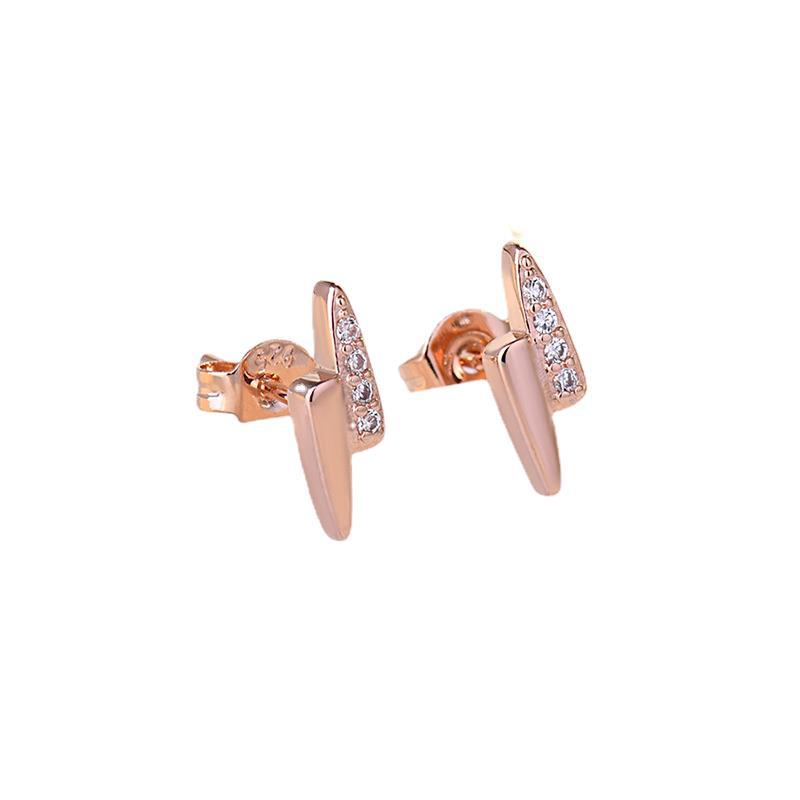 Small Earrings To Raise The Ear Female Personality Simple Cold Wind Earrings Advanced Sense of Jewelry Temperament Sweet Girl Cute Cat Earrings