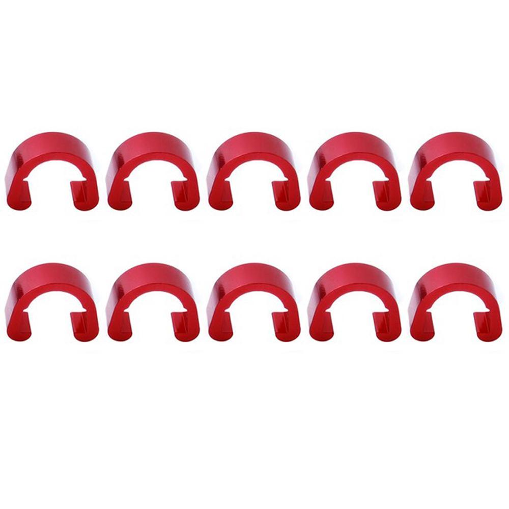 Cable MTB Bike Aluminum Zinc Zinc Alloy Bicycle C Clips Fixed Tubing Clips Fixed Clamp Clips C Shape Buckle