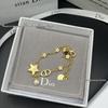 High-Quality Di Jia Letter Star Chain Tassel Pearl Bracelet - Women's Chic Fashion Jewelry