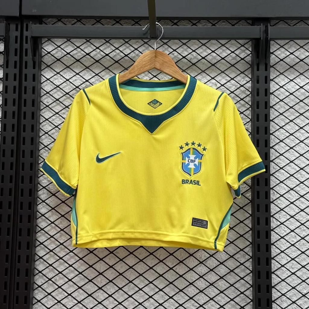 Maglia Mondiali 2026 Donna Versione Fan stesso stile Maglia Calcio, stile corto, crop top